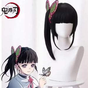 Tsuyuri Kanao Cosplay Demon Slayer Costume For Kids Adult Kanao Wig Kimetsu No Yaiba Kimono Anime Uniform Halloween Costume