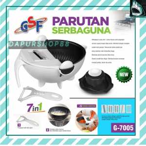 ALAT PARUTAN BASKOM SERBAGUNA / PARUTAN SERBAGUNA 7IN1 GSF G-7005 / MANGKOK TIRISAN SAYUR MULTIFUNGSI 7 IN 1 GSF G-7005 / GSF G7005 / GSF7005 / GSF 7005