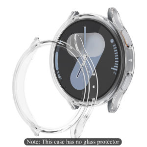 Case for Samsung Galaxy Watch 7 40mm 44mm Plastic Bumper Cover for Galaxy Watch Ultra 47mm (2024) Samsung Smartwatch FE 40mm Case