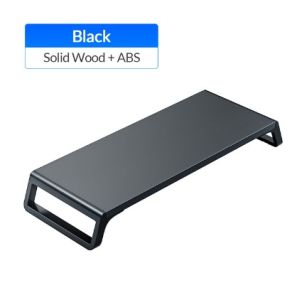 ORICO Wood Monitor Stand Universal Computer Riser Wooden Desktop Bracket Laptop Stand For PC Notebook Home Office(HSQ-M1)