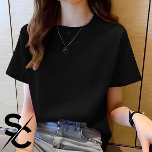 KAOS POLOS WANITA DISTRO LENGAN PENDEK COTTON COMBED 24s BASIC T-SHIRT