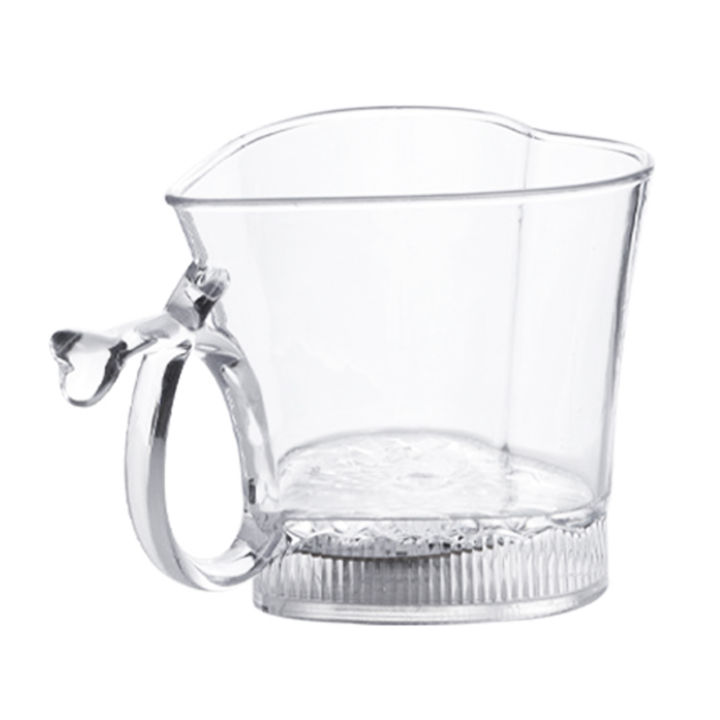 JAREDQ High Hardness Acrylic Cup Glowing Cup 260ml Glowing Heartshaped