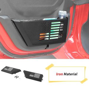 Cornerr JeCar Car Door Net Storage Front /Rear Doors Pocket Stowing Tidying For Jeep Wrangler JL/JT 2018 up Interior Accessories Q8H3K