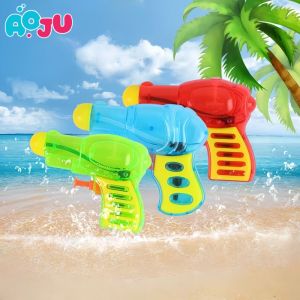 AOJU ปืนฉีดน้ำพลาสติกการ์ตูนขนาดเล็ก5ชิ้นปืนฉีดน้ำของเล่นเด็กปืนพลาสติกสีสำหรับสระว่ายน้ำชายหาดกลางแจ้ง