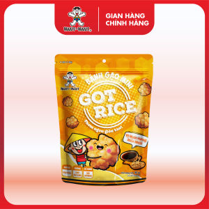 Snack Gạo Want Want Vị Nước Tương Kiểu Nhật Gói 65g Giòn Ngon Rice Snack Túi Zip Tiện Lợi