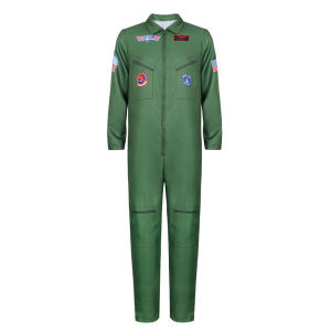 Halloween Top Gun Pilot Uniform Childrens Party Games Group Performance Stage Uniform Popular Film and Television Gifts