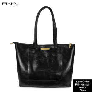 Peonia PNA YUNATote Bag Extra Besar Kulit Tas Import Laptop 14 inch kondangan wanita korea pesta style Resleting Selempang Bahu Kantor Kerja Sekolah Kuliah Outdoor Trendy Fashion Travel Haji Umroh Casual Perempuan Cewek