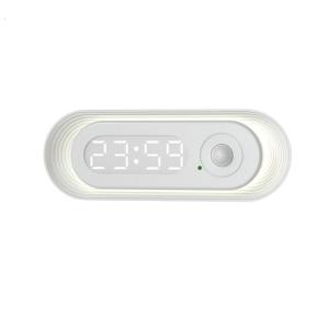 Motion Sensor Wall Clock Night Light Bathroom Study Night Light for Children Girl Toilet Bathroom Decoration