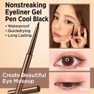 Cool Black Flower Micro NonRemoval Eyeliner Set