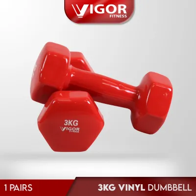 Vinyl Dumbbell Lady Dumbbell In (1 Pairs / 2 x 3kg)