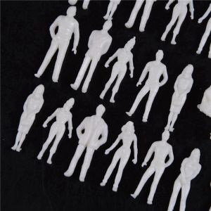10/50Pcs 1:50/75/100/150/200 Scale Model White Miniature Figures Architectural Models Human Scale Model ABS Plastic Peoples H260702