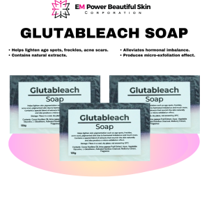 EM Power Beautiful Skin Glutableach Soap 90g and 135g