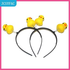 JCSYFAC Phim Hoạt Hình Dễ Thương Nhỏ Màu Vàng Vịt Headband Headdress Trang Điểm Tóc Mỏng Hoop Rửa Mặt Hairband Cho Phụ Nữ Cô Gái Phụ Kiện Tóc