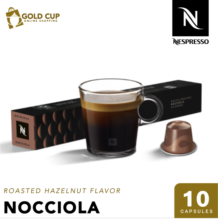 Nespresso Original Barista Creations Nocciola Hazelnut Coffee 10