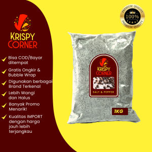 BUMBU TABUR RASA SALT AND PEPPER 1kg  BUMBU TABUR ORIGINAL SHIHLIN / ASIN GURIH LADA PUTIH BUMBU TABUR KILOAN 1000GRAM \ 1KG JT123