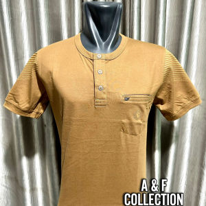 Kaos Pria Fashion Hugoclass Klep Kancing Lengan Pendek Motif Garis Lengan Casual Brand Terbaru dan Kekinian (Kancing dan Kantong Saku Hidup)