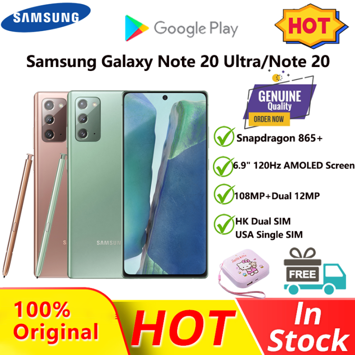 Dual Sim Galaxy Note 20 Ultra Con Snapdragon Ready Stock】【HK/USA
