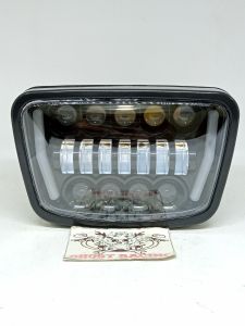 Headlamp daymaker LED rx king GL 100 lampu depan plus batok frame model LTC scarlet