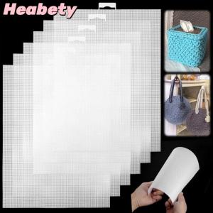 Heabety Plastic Sheets 14Count Plastic Mesh Fabric Plastic Cross Stitch Canvas Eye Mesh For Embroidery DIY Handicraft Knit