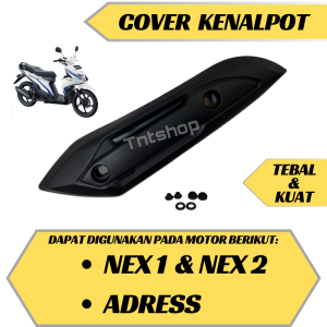 Cover tutup kenalpot NEX 1 NEX 2 ADRESS tameng knalpot NEX 2 Tameng TZM