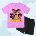 Baju Kaos Setelan Anak Unisex Karakter Kartun Jumbo Film Animasi Lucu Usia 1 - 10 Tahun - DTF. 