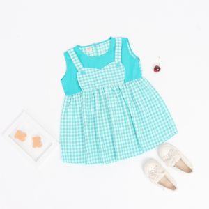 Little Esquina Anya Dress anak perempuan lucu lengan pendek kode LE 2024