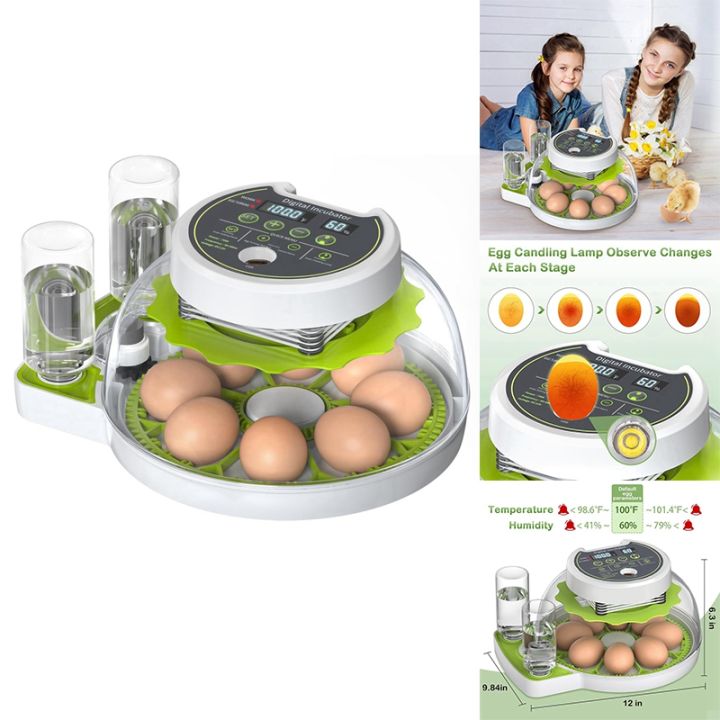 Daegen Egg Incubator, 24 Eggs Fully Automatic Poultry Hatcher Machine With Humidity Display, Egg Light, Temperature Control, Egg Incubator, Incubator Machine, Hatcher - Buy China Wholesale Incubator $34