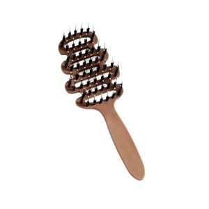 CLM หวีไนลอนนวดหนังศรีษะ หวีผมตรง แปรงจัดแต่งทรงผมป้องกันไฟฟ้าสถิตย์ Hair Comb