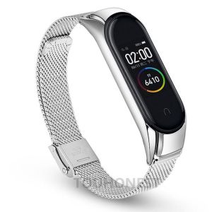 For Xiaomi Mi Band 6 5 Mi 4 3 Strap Milanese Metal Bracelet Stainless Steel band for Mi Band 4 3 mi 5 mi 6 Strap Wristbands