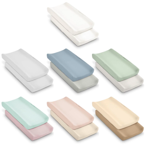 Set of 2pcs Changing Pad Cover Newborns Changing Table Sleeve Case Protectors for New Parents and Nurseries
