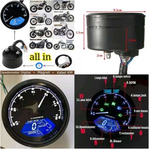 Spido Baboon Babon Spidometer Babon LED DIGITAL plus sensor universal