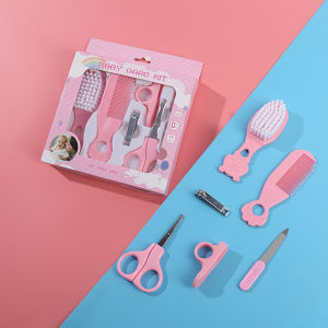10 pcs Baby Care Kit Tweezer Thermometer Comb Newborn Nail Grooming Hygiene Set