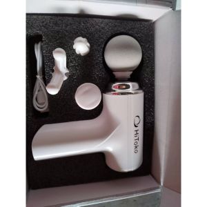 Máy Massage Cầm Tay Mini HITOKO HS1 Cao Cấp 4 Đầu 6 Chế Độ Rung Máy Mát Xa Cầm Tay Cảm Biến Lực Nhấn Giảm Đau Mỏi Cơ