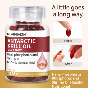 Antarctic Deep Sea Krill Oil Middle-Aged And Elderly Shrimp Oil Astaxanthin Extract Healthy Nutritional Supplements Cardiovascular Health
