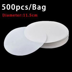 500-Pack Disposable Spill-proof Paper Cups Lids for Takeout Drinks Leak-proof Milktea Drinkware Food Contact Grade