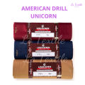 Kain American Drill Unicorn 0.5 Meter - Bahan Kain Celana Formal Kantor Seragam PDL Premium. 