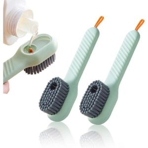 Sikat Sepatu Multifungsi dengan Lubang Detergen Bulu Lembut 17CM - DMO  K01