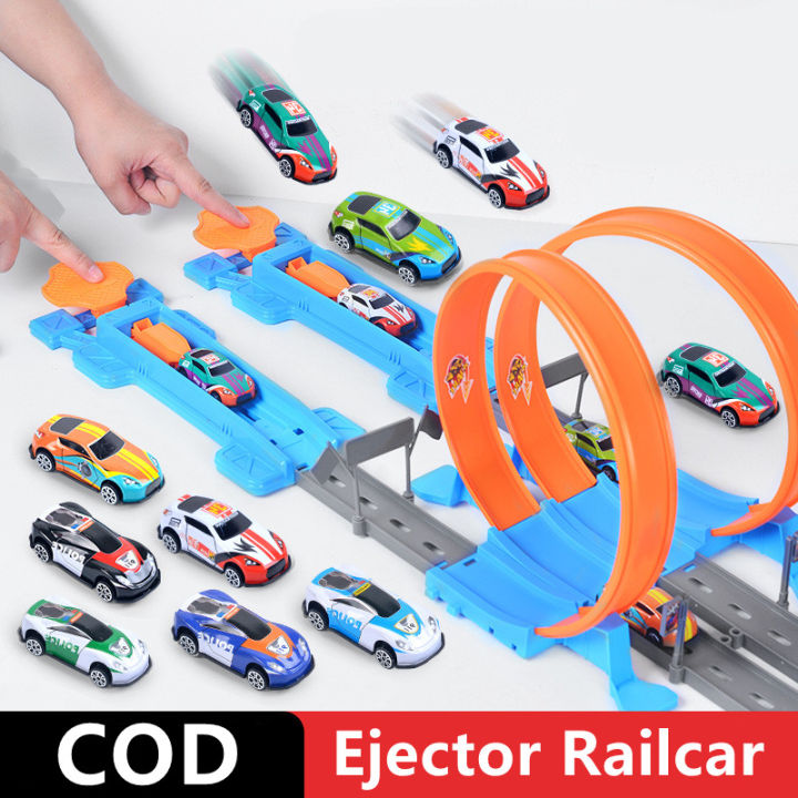 Hot Wheels Race Track Car Set Train Model Toys Kids Catapult Rail ...