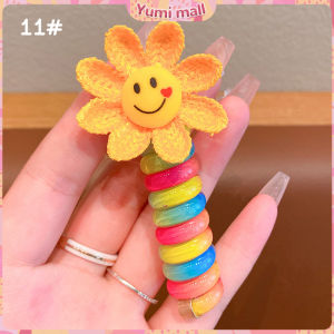Yumi ยางรัดผม หลากสีสัน แบบเกลียว น่ารัก หรับเด็ก Children headband