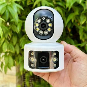 Camera YOOSEE 2 Mắt 15M/12M Xoay 360 Độ- Xem 2 Vị Trí Khác Nhau Trên Camera- Đàm Thoại 2 Chiều