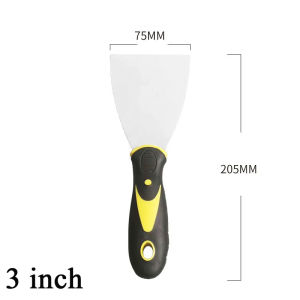 【READY STOCK】Rubber Handle Paint Scraper/Stainless Steel Spatula Design/Wall Scraper Putty Knife/3 Inch to 6 Inches Size