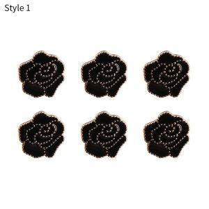 ROLL 6PCS Fashion Anti-exhaust No Sewing Seamless buttons Adjustable Coat Button Detachable