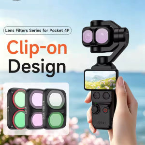 Magnetic Filter for DJI Osmo Pocket 4P with Base UV/CPL/1/4 Black Mist Lens Filters