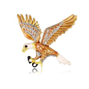 Hmeme เข็มกลัดเคลือบรูปนกนกฮัมมิงเบิร์ดนกฮัมมิงเบิร์ดน่ารักใหม่ผ้าพันคอชุดเดรสเสื้อโค้ทปักหมุดเหมาะกับการเป็นของขวัญ