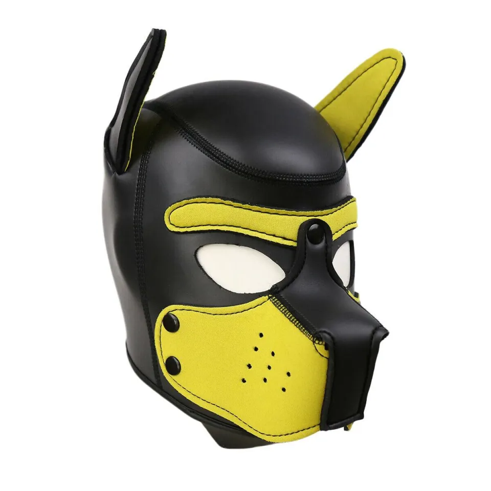 Boyroom 2023 new Role Play Dog Party Mask, Full Head Mask with Ears, Animal  Masquerade Full Face Mask | Lazada