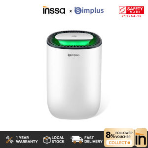 INSSA x Simplus Dehumidifier 300ml/Day 600ml Water Tank Dehumidification Air Purification Auto-shutoff 35 dB Low Noise Easy Operation Energy-saving Lite Dry-C1