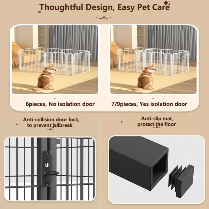 Greenpets%20Indoor%20Dog%20Playpen%20Easy%20Assemble%20Pen%20Fence%20Dog%20Cage%20with%20isolation%20door%20anti-collision%20door%20lock%20Bakod%20na%20Panulat%20-%20Image%208