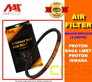 MEAUSU AIR COND BELT PROTON SAGA LMST PROTON ISWARA ( MSACB-RPF3235 / 13X575 ) TALI KIPAS PENYAMAN UDARA