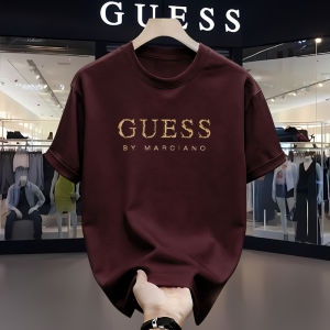 Guess T shirts men women original style  T shirts cotton combed breathable  logo guess casual streetwear