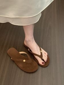 [Free Shipping] WomenS Flat Sandals For Summer 2025 New Gentle Flip-Flops For Outdoor Wear